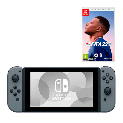 

Набор Консоль Nintendo Switch HAC-001(-01) Grey 32GB Новый + Игра FIFA 22 Legacy Edition Русская Озвучка Nintendo Switch Новый