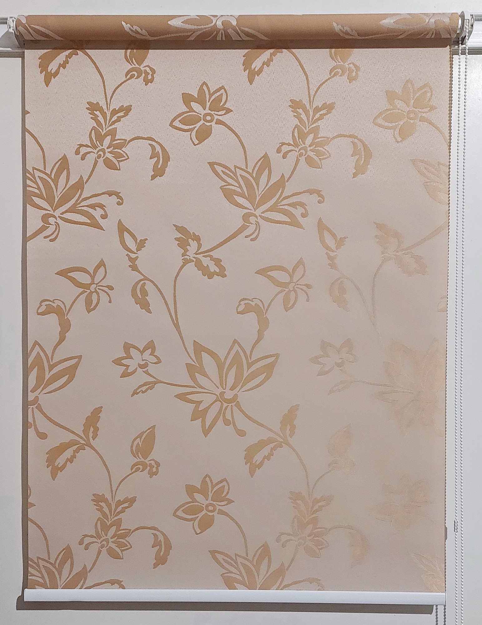

Рулонная штора Miranda Флаверс 95*150 см Персик L-2279