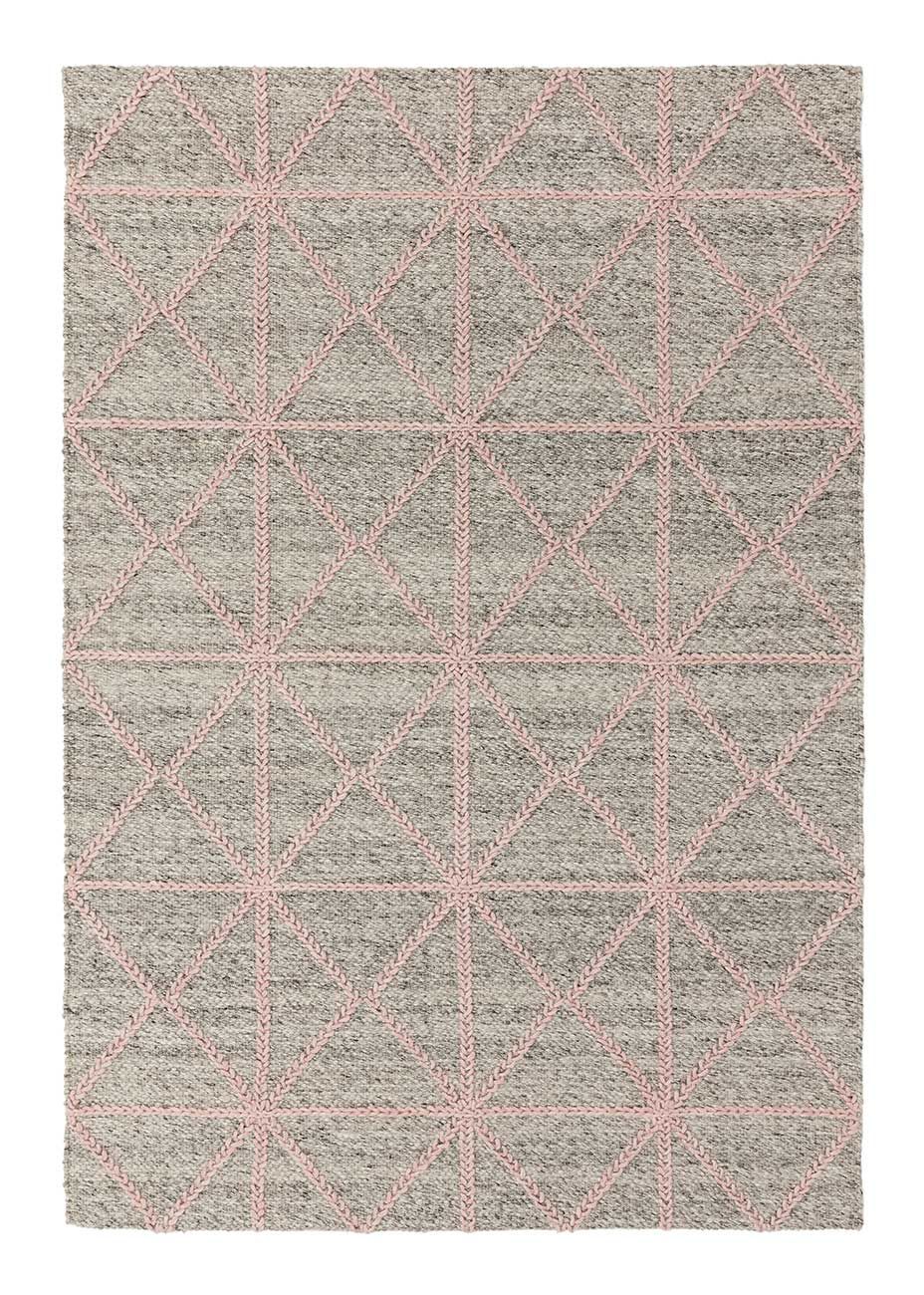 

Ковер Prism Pink 200х290 см серый