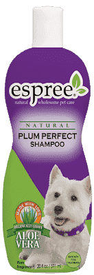 

Шампунь Espree Plum Perfect Shampoo для глубокой чистки любого типа шерсти со сливой 591 мл