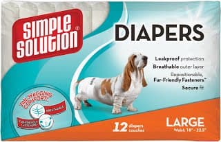 

Гігієнічні підкладки SS Disposable Diapers Large для тварин великі 12шт