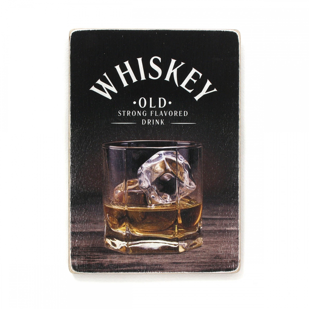 

Деревянный постер Алкоголь Whiskey. Old strong flavored drink А1