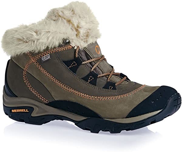 

Ботинки Merrell Snowbound Drift Mid Waterproof коричневые с черным 40EU (26см)