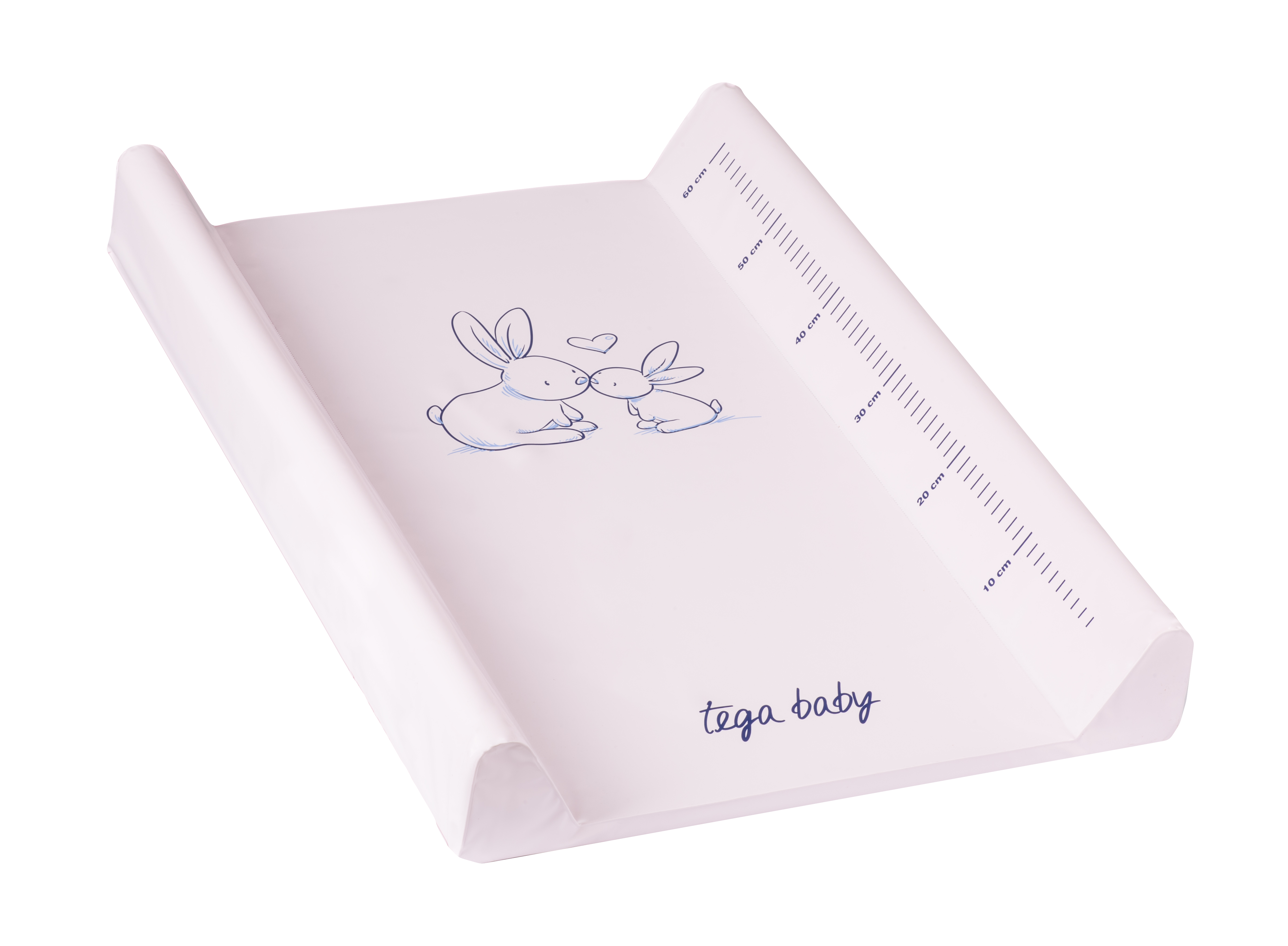 

Пеленальный матрасик Tega Baby Rabbits Зайчики 70*50 см розовый
