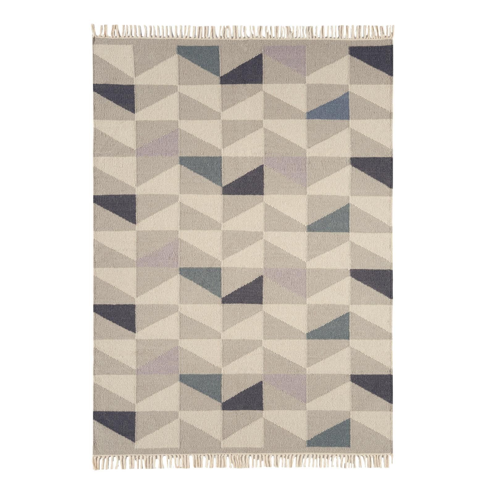 

Ковер Hackney Kelim Geo Heather 120х170 см серый