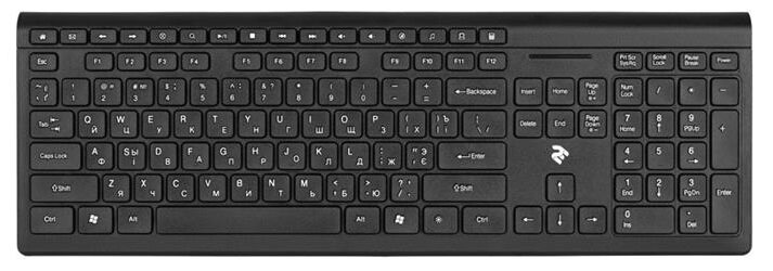 

Клавиатура 2E KS210 Slim WL (2E-KS210WB) Wireless Black USB