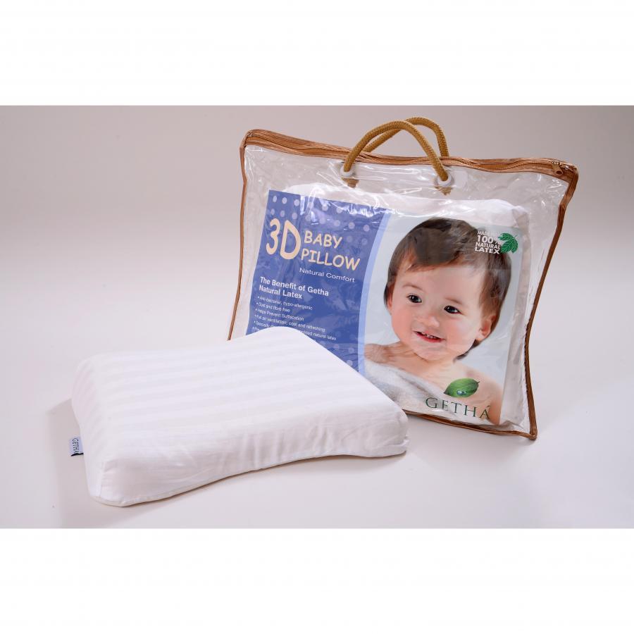 

Подушка детская Getha Baby 3D из натурального латекса 32х23х3.5см