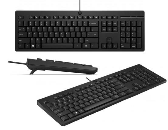 

Клавиатура НР 125 USB Black (266C9AA)
