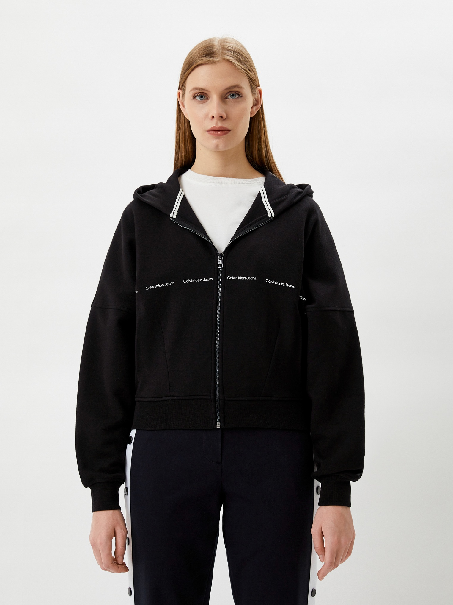 

Толстовка Calvin Klein Jeans Repeat Logo Zip-Through J20J217735-BEH  Black, Толстовка Calvin Klein Jeans Repeat Logo Zip-Through J20J217735-BEH M Black