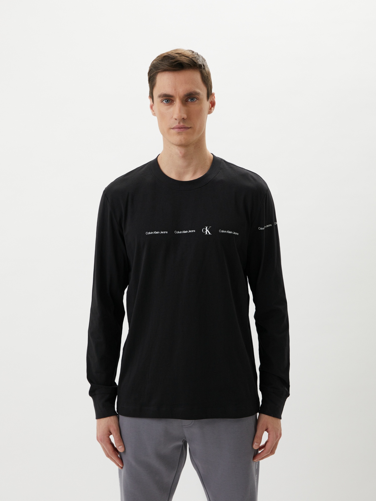 

Лонгслив Calvin Klein Jeans Repeat Logo /S Tee J30J319897-BEH  Black, Лонгслив Calvin Klein Jeans Repeat Logo L/S Tee J30J319897-BEH L Black
