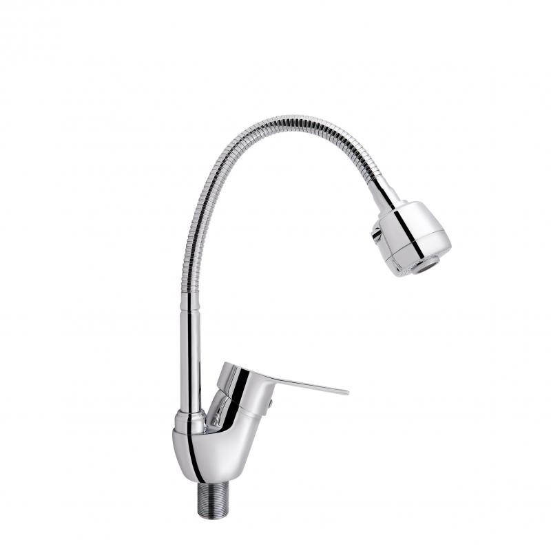 

Lidz (CRM) 40 87 008F 4 (20 38 008 04) Кухонный смеситель U на гайке рефлект. (k40)