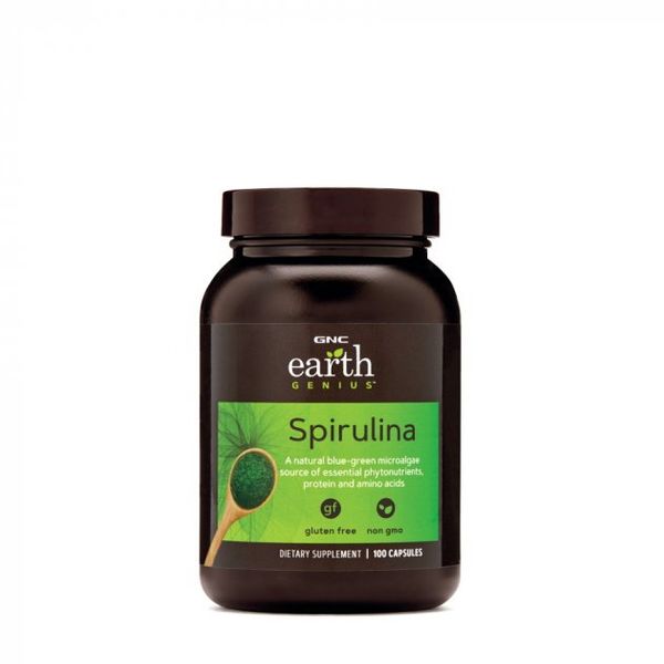 

Спирулина GNC Earth Genius Spirulina 100 капсул