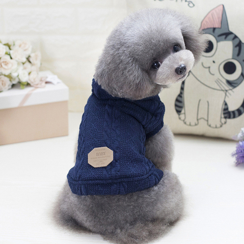 

Одежда для собак кофта с капюшоном Dog Baby EST.1978 Dark Blue S (F_6221-20553)