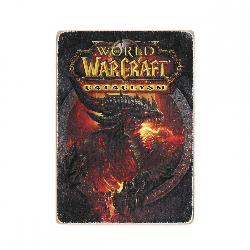 

Деревянный постер Видеоигры World of Warcraft. Мир Варкрафта. Катаклизм А1