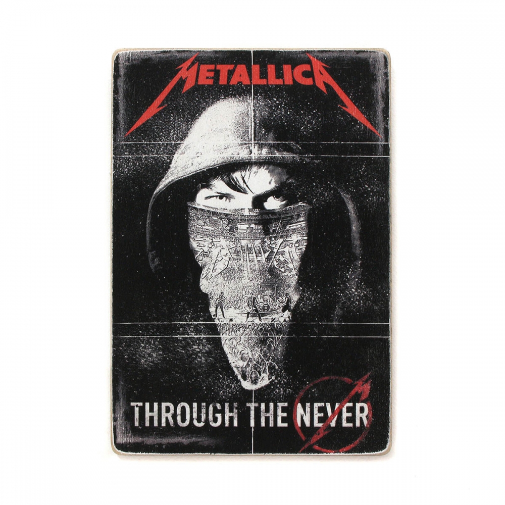 

Деревянный постер Музыка Metallica. Through the never А2