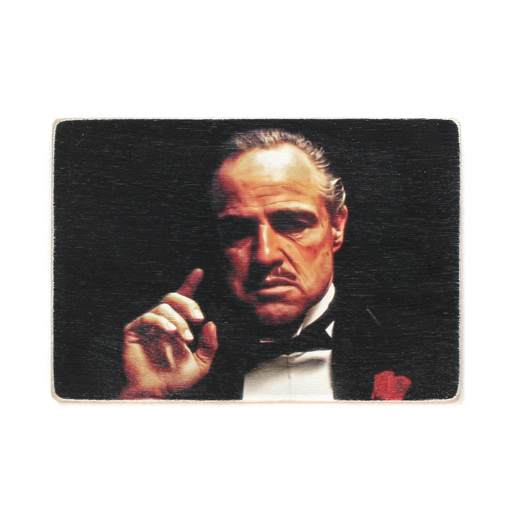 

Деревянный постер Фильмы и сериалы The Godfather. Крестный отец. Дон Вито Корлеоне. Портрет А1