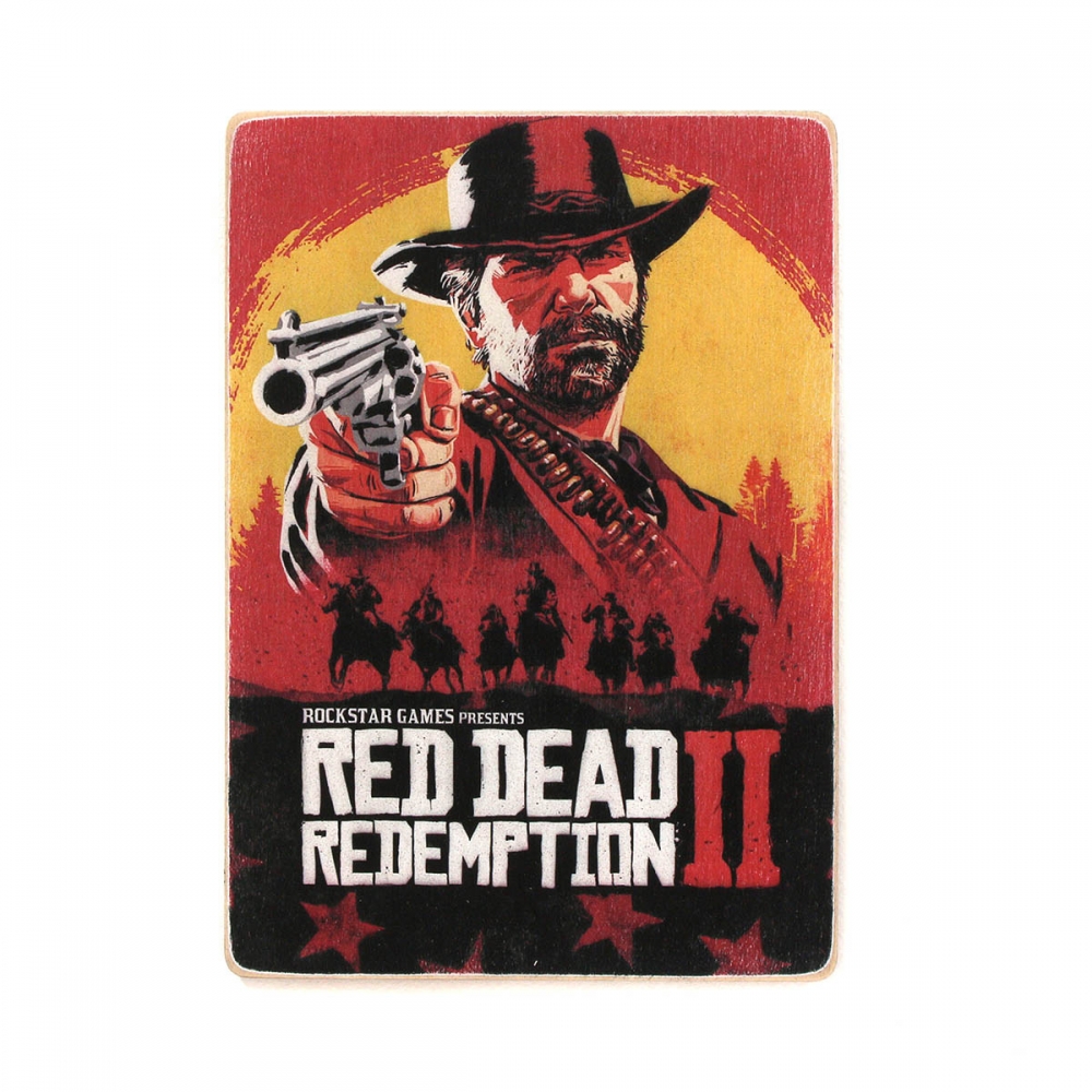 

Деревянный постер Видеоигры Red Dead Redemption 2 А1