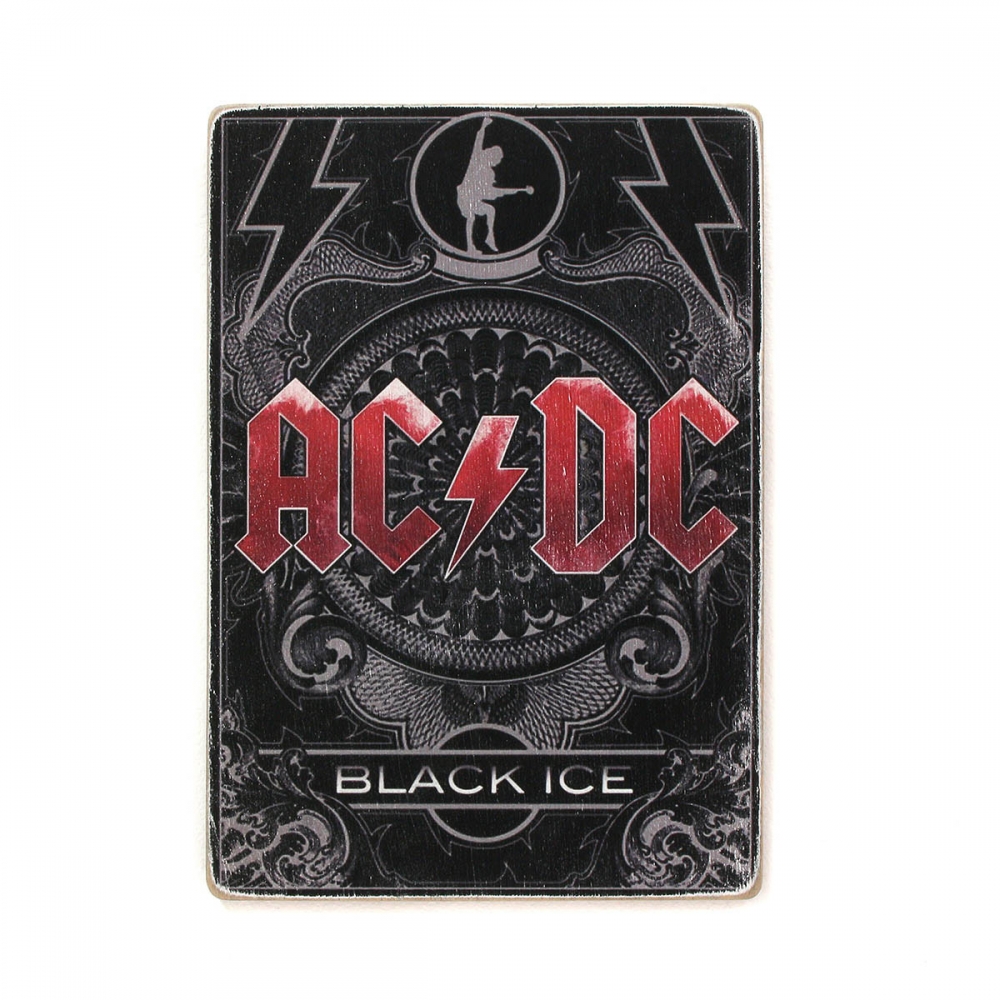 

Деревянный постер Музыка AC/DC. Black Ice А1