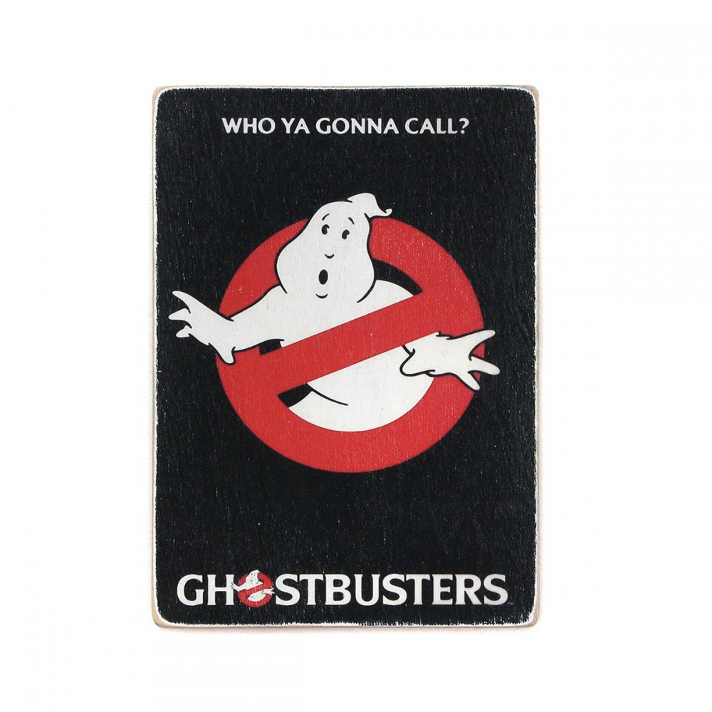 

Деревянный постер Фильмы и сериалы Ghostbusters. Who ya gonna call А1