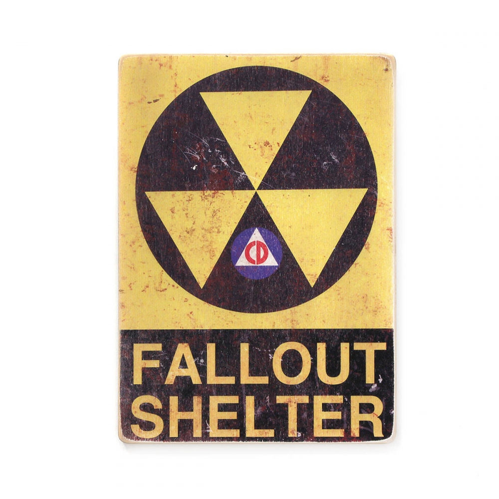 

Деревянный постер Видеоигры Fallout shelter А1