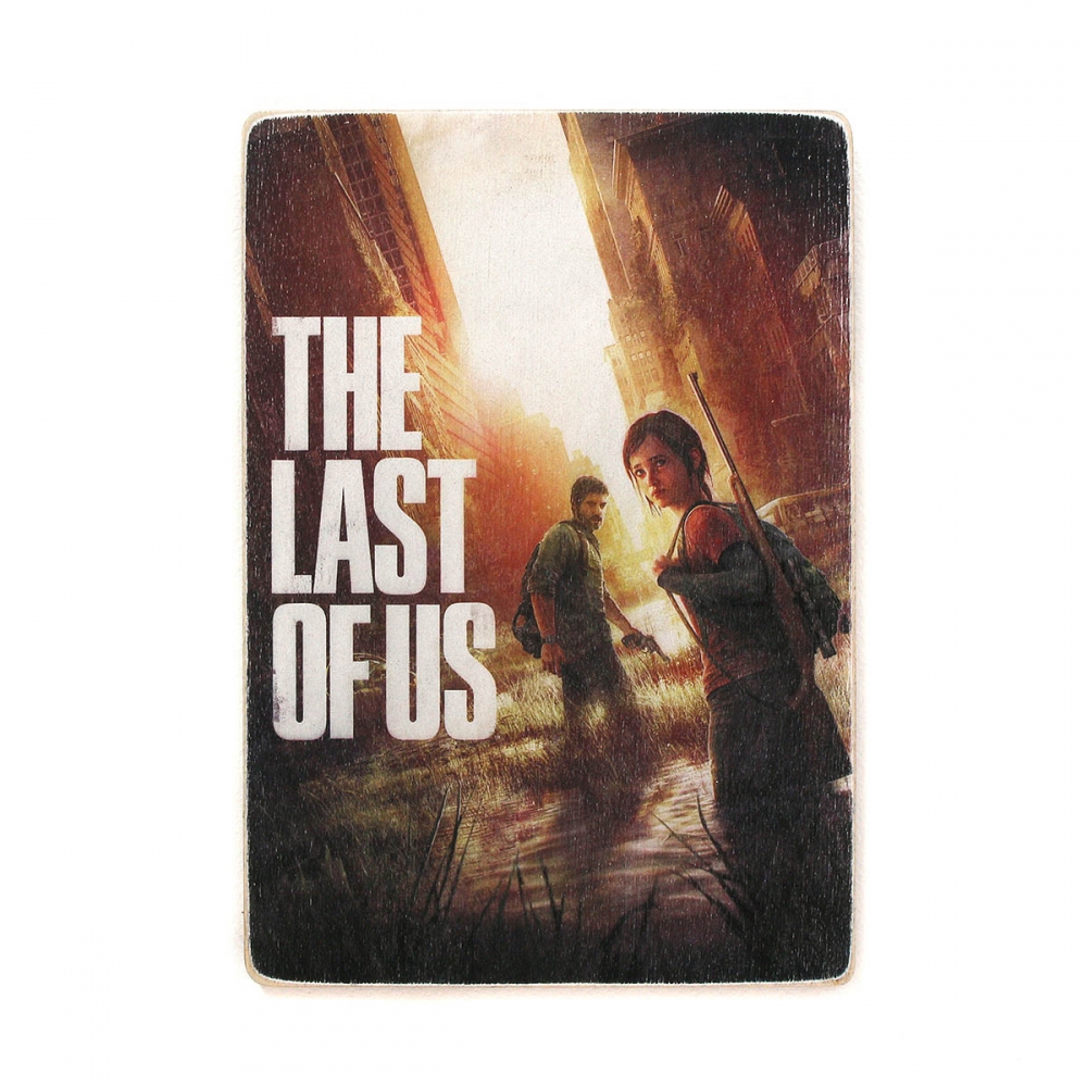 

Деревянный постер Видеоигры The Last of Us. Последние из нас. Главные герои А2