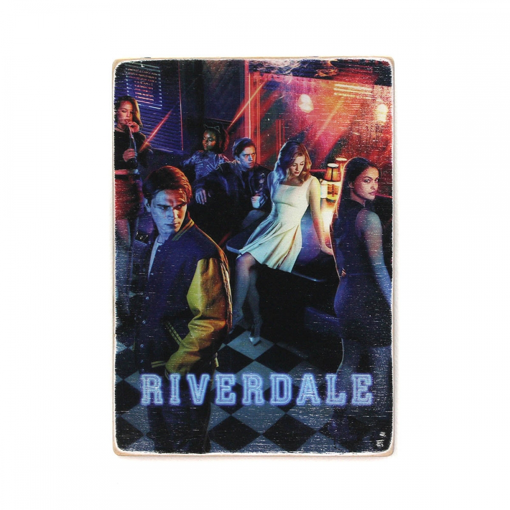 

Деревянный постер Фильмы и сериалы Riverdale. Ривердейл. Поп-вечеринка в экипаже А2