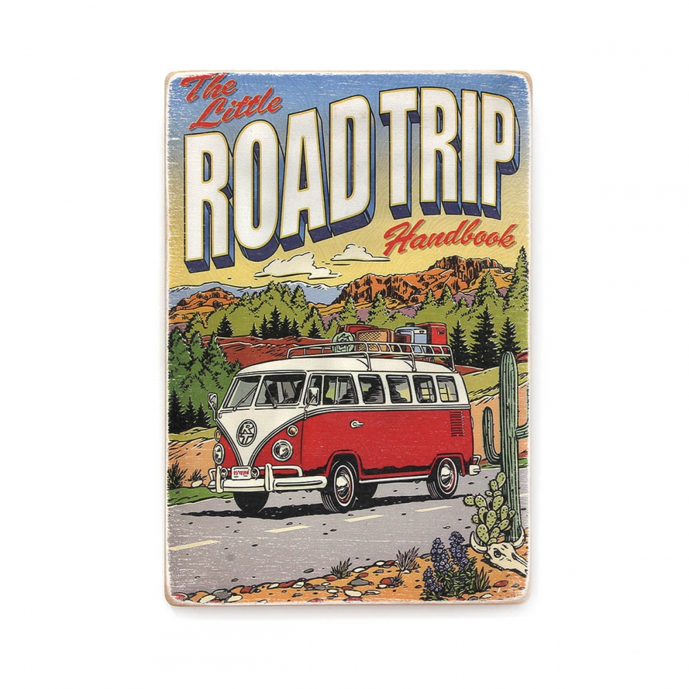 

Деревянный постер Автомобили The little road trip. Маленькое путешествие. Арт А2