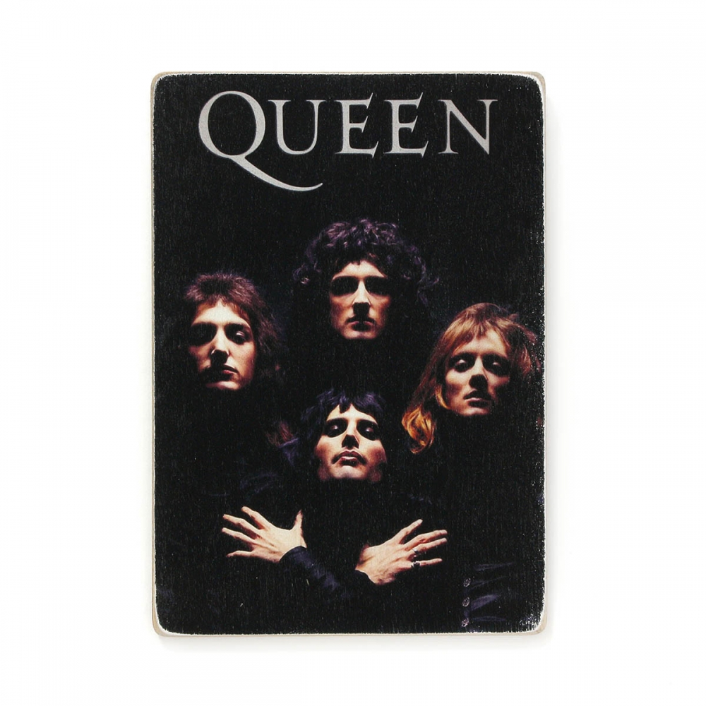 

Деревянный постер Музыка Queen. Квин. Альбом Queen II А2