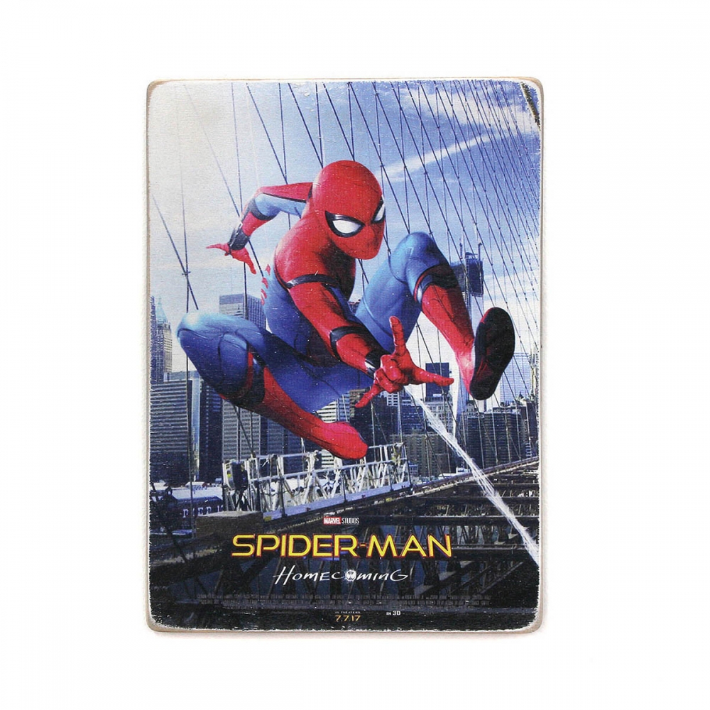 

Деревянный постер Супергерои Spiderman. Спайдермен. Возвращение домой А1