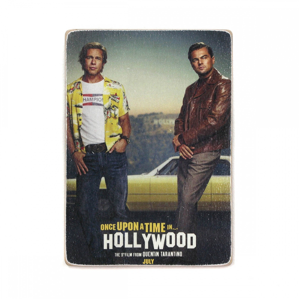 

Деревянный постер Фильмы и сериалы Once upon a time in Hollywood. Однажды в Голливуде. Рик и Клифф А2