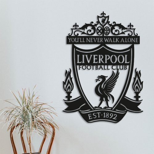 

Деревянная картина - панно Эмблемы Футбольных Клубов Liverpool 60х83 см
