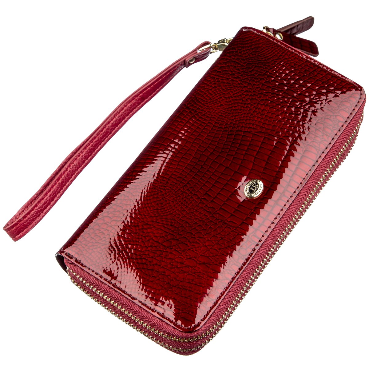 

Женский клатч с двумя отделениями ST Leather 18907 Бордовый