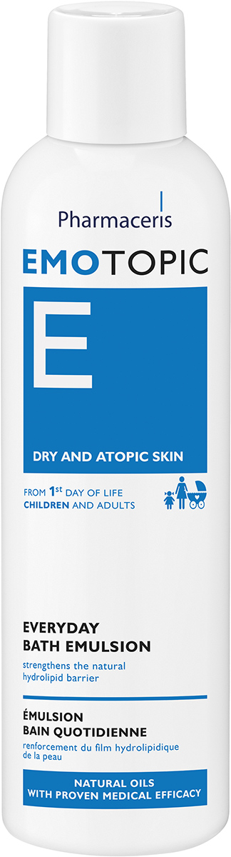 Акция на Эмульсия Pharmaceris E Emotopic Everyday Bath Emulsion для сухой и склонной к атопии кожи 400 мл (5900717169104) от Rozetka UA