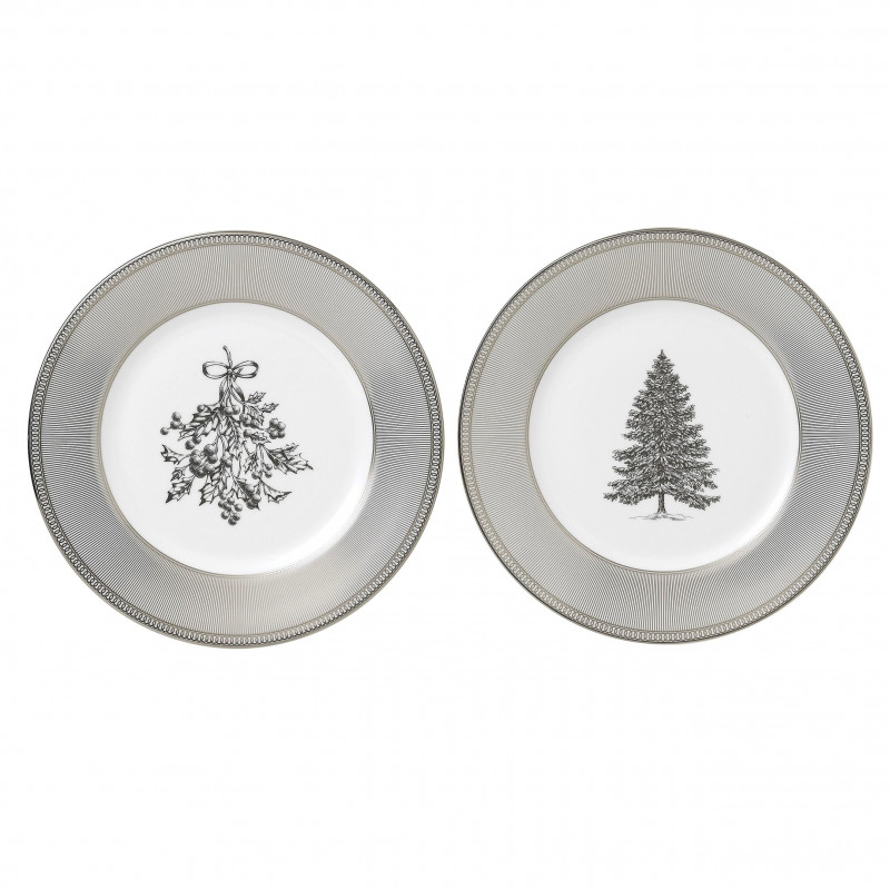 

Набор тарелок 20см Winter White (2шт в уп), Wedgwood