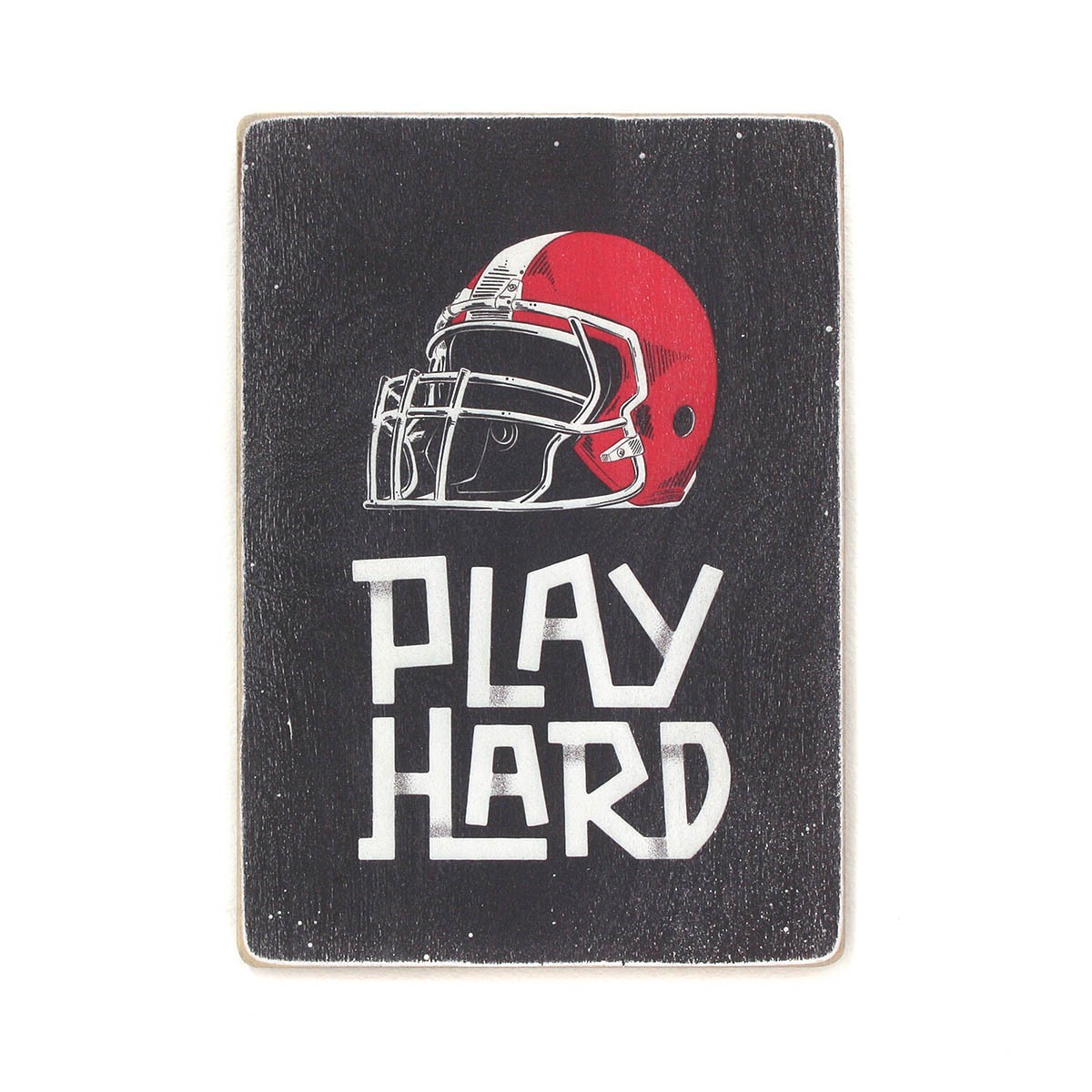 

Деревянный постер Wood Posters "Play hard" (A1 формат, фанера)