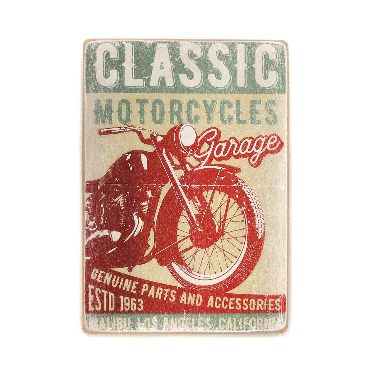 

Деревянный постер Wood Posters "Classic motorcycles garage" (A2 формат, фанера)