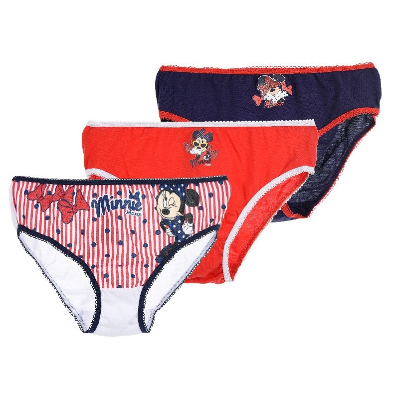 

Трусики 3 шт. Disney Minnie Mouse (Минни Маус) 116/128 см Разноцвет UE3000