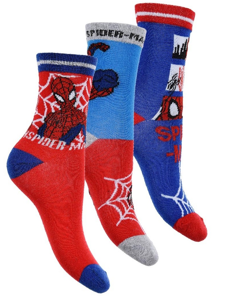 

Носки 3 пары Disney Spider Man (Человек Паук) 031/034 р. Разноцвет UE06141