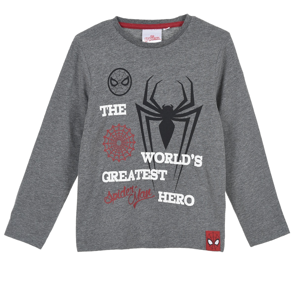 

Кофта Disney Spider Man (Человек Паук) 098 см Серый TH10081