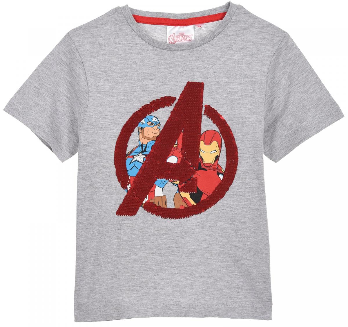 

Футболка Disney Avengers (Мстители) 104 см Серый ET10591