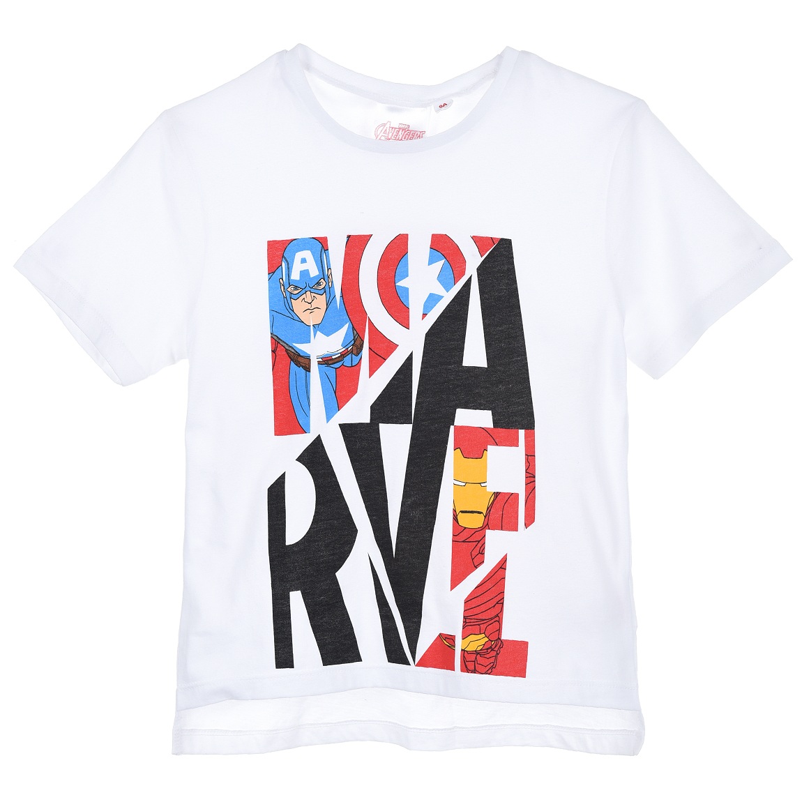 

Футболка Disney Avengers (Мстители) 104 см Белый UE10601