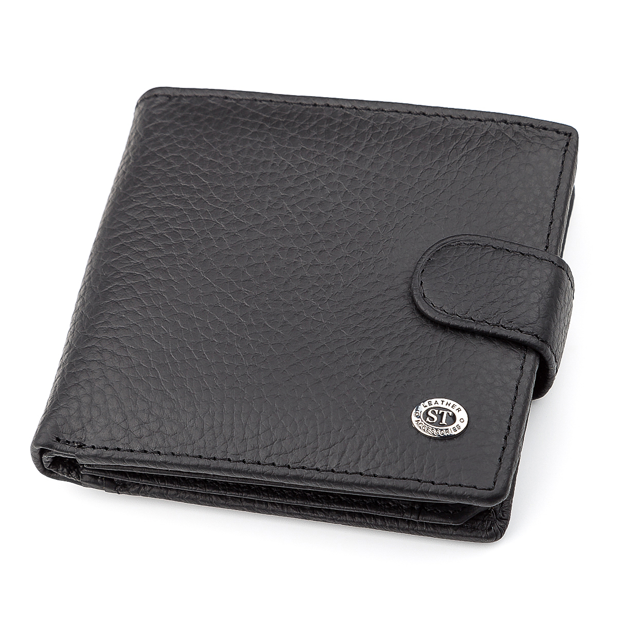 

Мужской кошелек ST Leather 18345 кожаный Черный