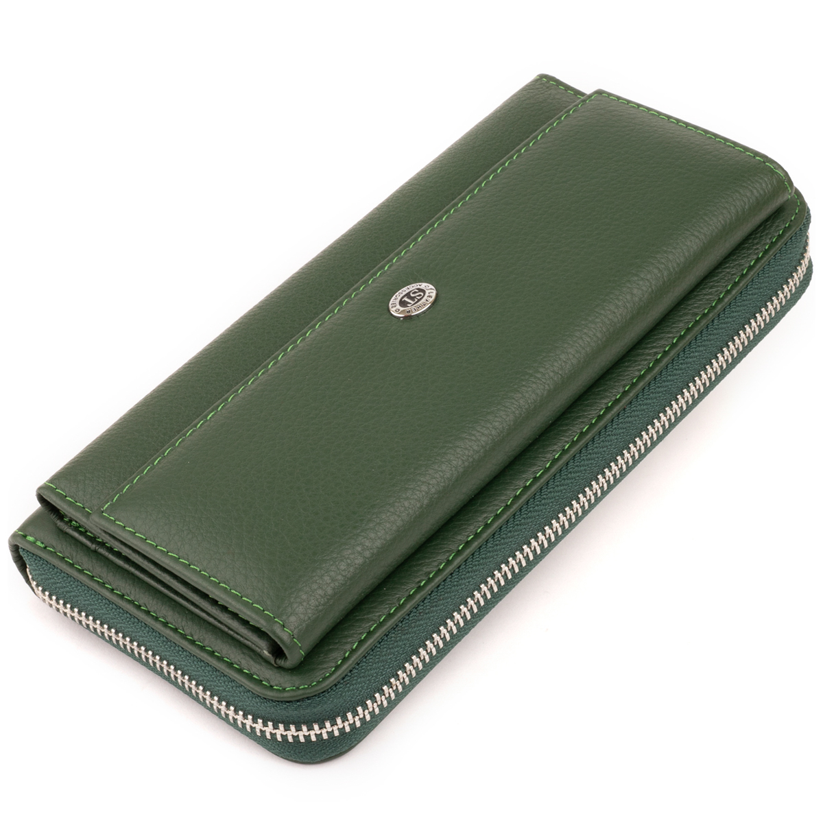 

Кошелек кожаный женский ST Leather 19294 Зеленый