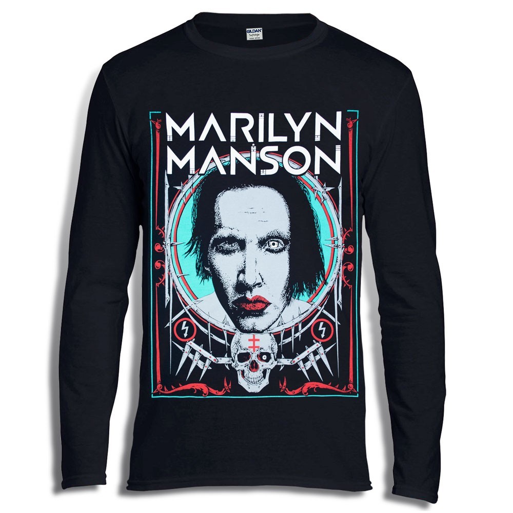 

Футболка с длинным рукавом Talisman MARILYN MANSON Poster Черный  (LSF-366, Футболка с длинным рукавом Talisman MARILYN MANSON Poster Черный XL (LSF-366)