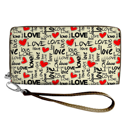 

Кошелёк на замке BIG (текстиль) Love Presentville 18,5х10 см 000174267