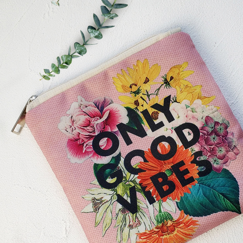 

Косметичка квадратная Basic Only good vibes Presentville 16х16 см 000179811