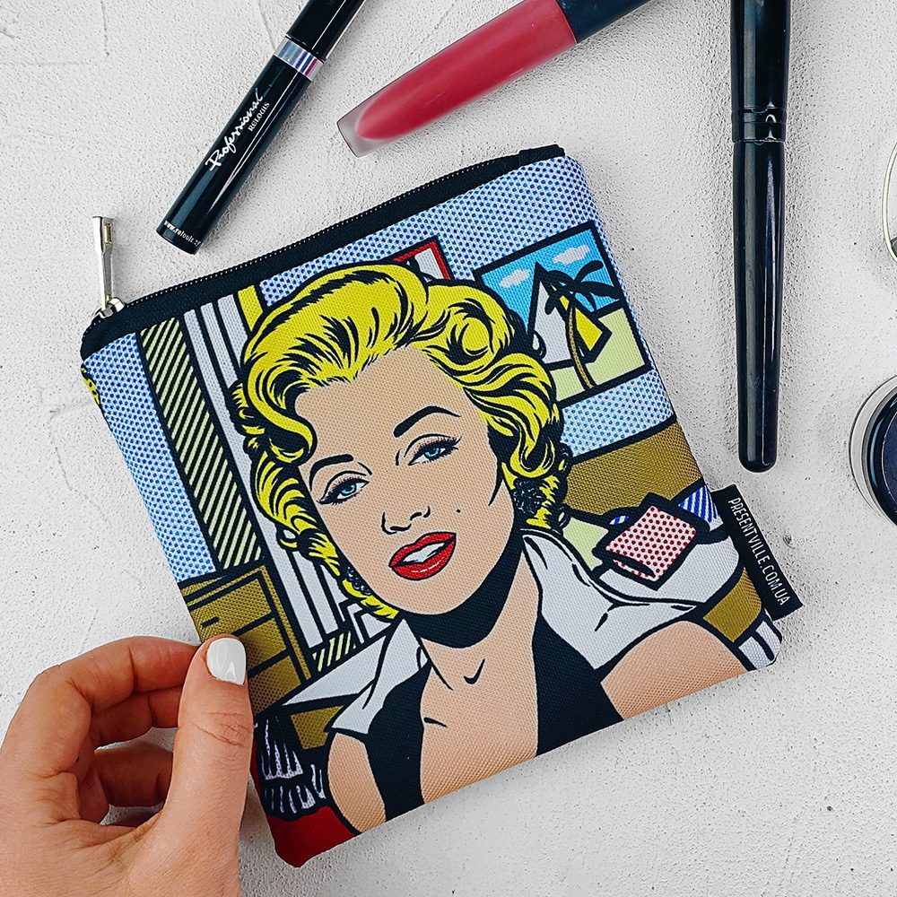 

Косметичка квадратная Basic Marilyn Monroe pop art Presentville 16х16 см 000179762