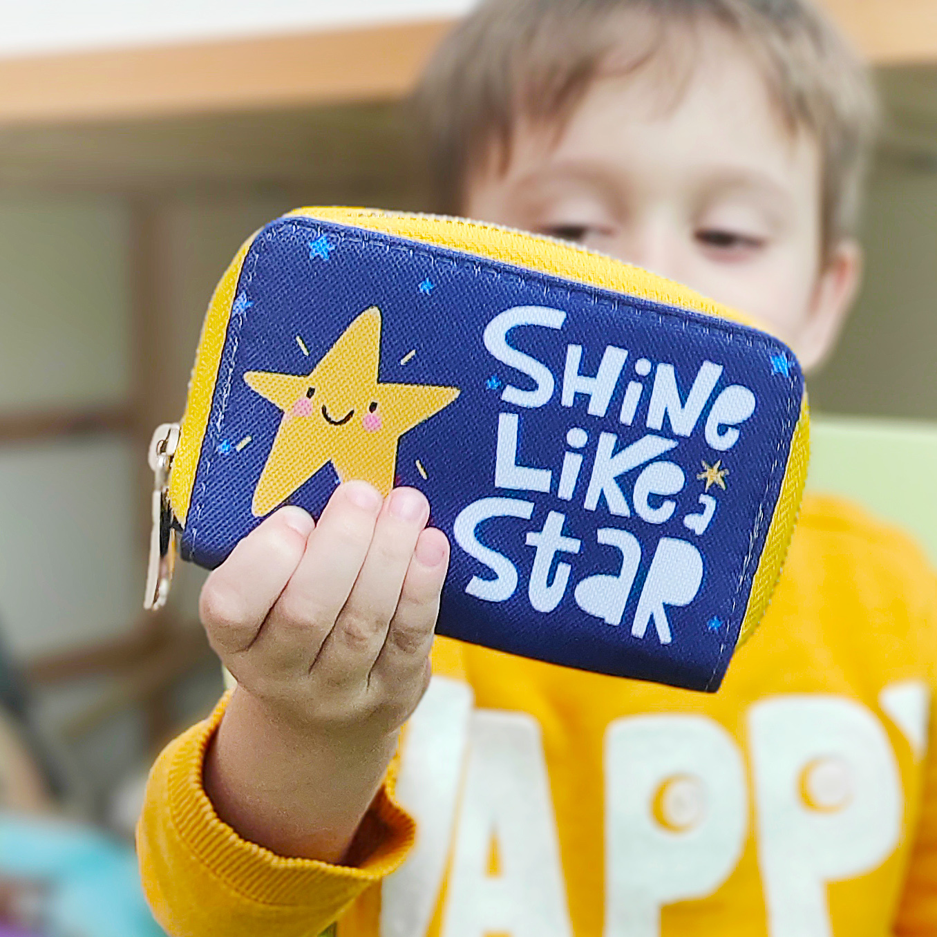 

Кошелёк на замке MINI (текстиль) Shine like a star Presentville 12,5х8,5 см 000176068