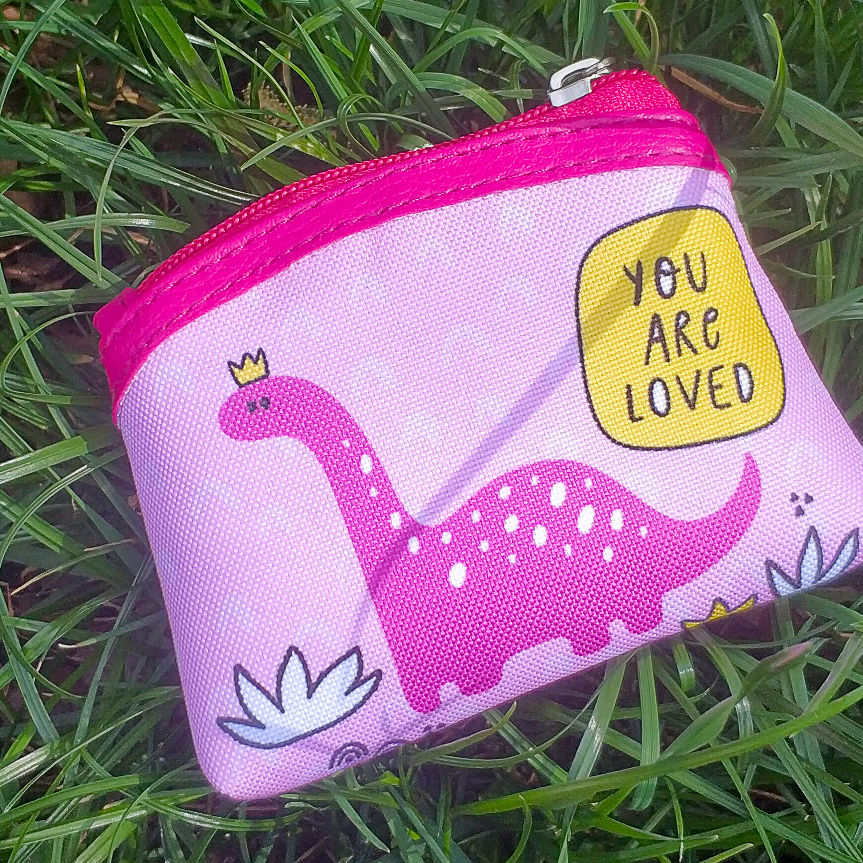 

Кошелёк детский KID You are loved, динозаврик Presentville 12х9,5 см 000179278