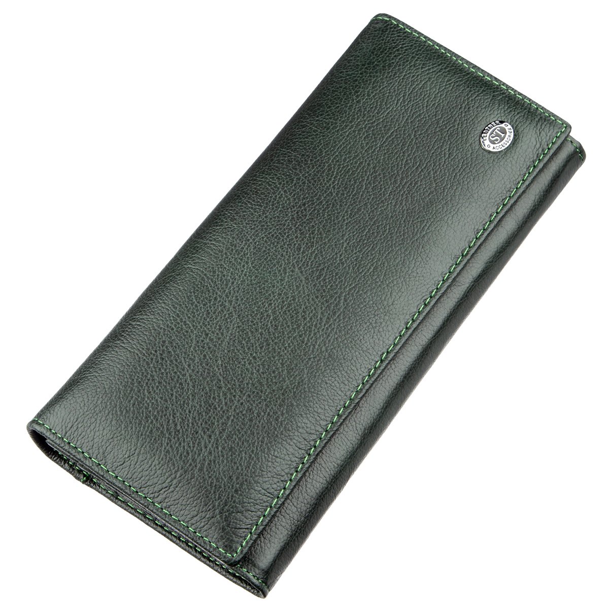 

Кошелек для женщин с внешним отделением ST Leather 18900 Зеленый